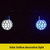 2 PCS Solar Hollow Ball Pendent Lamp Decorative Garden Light(White Light)