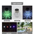 2 PCS Solar Hollow Ball Pendent Lamp Decorative Garden Light(White Light)