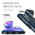 For Xiaomi Mi 9 Lite / CC9 Carbon Fiber Protective Case with 360 Degree Rotating Ring Holder(Blue)