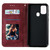 For Samsung Galaxy M31 Lucky Flowers Embossing Pattern Magnetic Horizontal Flip Leather Case with Holder & Card Slots(Wine Red)
