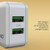 LDNIO A2201 2.4A Dual USB Charging Head Travel Direct Charge Mobile Phone Adapter Charger With Type-C Data Cable(EU Plug)