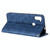 For Samsung Galaxy A11 / M11 Lucky Flowers Embossing Pattern Magnetic Horizontal Flip Leather Case with Holder & Card Slots(Dark Blue)
