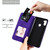 For Samsung Galaxy A11 / M11 Lucky Flowers Embossing Pattern Magnetic Horizontal Flip Leather Case with Holder & Card Slots(Dark Blue)