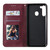 For Samsung Galaxy A21 Lucky Flowers Embossing Pattern Magnetic Horizontal Flip Leather Case with Holder & Card Slots(Wine Red)