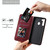For Samsung Galaxy A21 Lucky Flowers Embossing Pattern Magnetic Horizontal Flip Leather Case with Holder & Card Slots(Wine Red)