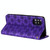 For Samsung Galaxy A51 5G Lucky Flowers Embossing Pattern Magnetic Horizontal Flip Leather Case with Holder & Card Slots(Purple)