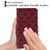 For Samsung Galaxy A21 Lucky Flowers Embossing Pattern Magnetic Horizontal Flip Leather Case with Holder & Card Slots(Dark Green)