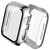 For Apple Watch Series 5 & 4 44mm Full Coverage Plating Glass Case(Silver)