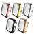 For Apple Watch Series 5 & 4 44mm Full Coverage Plating Glass Case(Silver)