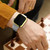 For Apple Watch Series 5 & 4 44mm Full Coverage Plating Glass Case(Gold)