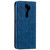 For OPPO A9 (2020) / A5 (2020) / A11X Lucky Flowers Embossing Pattern Magnetic Horizontal Flip Leather Case with Holder & Card Slots(Dark Blue)