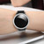 For Samsung Galaxy Watch Active 2 40mm Electroplate PC Protective Case with Tempered Glass Film(Silver)