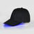 LED Luminous Baseball Cap Male Outdoor Fluorescent Sunhat, Style: Battery, Color:Black Hat Blue Light