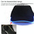 LED Luminous Baseball Cap Male Outdoor Fluorescent Sunhat, Style: Battery, Color:Black Hat Blue Light
