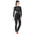 DIVE&SAIL WS-19481 One-piece Long-sleeved Warm Diving Suit Surfing Snorkeling Swimsuit, Size:S(Black)