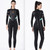 DIVE&SAIL WS-19481 One-piece Long-sleeved Warm Diving Suit Surfing Snorkeling Swimsuit, Size:S(Black)
