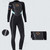 DIVE&SAIL WS-19481 One-piece Long-sleeved Warm Diving Suit Surfing Snorkeling Swimsuit, Size:S(Black)