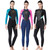 DIVE&SAIL WS-19481 One-piece Long-sleeved Warm Diving Suit Surfing Snorkeling Swimsuit, Size:S(Black)