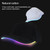 LED Luminous Baseball Cap Male Outdoor Fluorescent Sunhat, Style: Rechargeable, Color:Black Hat Pink Light