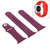 For Apple Watch Series 9&8&7 41mm / SE 3&SE 2&6&SE&5&4 40mm / 3&2&1 38mm High-performance Ordinary & Longer Rubber Sport Watch Band with Pin-and-tuck Closure(Violet)