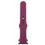 For Apple Watch Series 9&8&7 41mm / SE 3&SE 2&6&SE&5&4 40mm / 3&2&1 38mm High-performance Ordinary & Longer Rubber Sport Watch Band with Pin-and-tuck Closure(Violet)