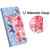 For iPhone 7 / 8 3D Painting Colored Drawing Pattern Horizontal Flip TPU + PU Leather Case with Holder & Card Slots & Wallet & Lanyard(Colored Flowers)