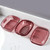 Bathroom Soap Box Transparent With Lid Drain Seal Travel Portable Double Layer Laundry Soap Box(Gray)