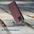 For Samsung Galaxy A41 CaseMe-013 Multifunctional Retro Frosted Horizontal Flip Leather Case with Card Slot & Holder & Wallet(Wine Red)