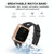 For Fitbit Versa 2 Leather Middle Opening Watch Band(Black)