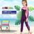 DIVE & SAIL WS-18818 Children Diving Suit One-piece Warm Snorkeling Surfing Anti-jellyfish Swimsuit, Size:M(Black Purple Sleeve) DIVE & SAIL WS-18818 Children Diving Suit One-piece Warm Snorkeling Surfing Anti-jellyfish Swimsuit, Size:M(Black Purple Sleeve)