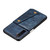 For OPPO Realme 6 Double Buckle PU + TPU Shockproof Magnetic Protective Case with Card Slot & Holder(Blue)