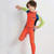 DIVE&SAIL WS-18816 Children Diving Suit One-piece Long-sleeved Swimsuit Sunscreen Hot Spring Surfing Suit, Size:L(Orange Red Green Sleeves) DIVE&SAIL WS-18816 Children Diving Suit One-piece Long-sleeved Swimsuit Sunscreen Hot Spring Surfing Suit, Size:L(Orange Red Green Sleeves)