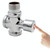 Stool Flush Valve Urinal Delay Valve Hand Press Flush Valve, Style:1 Inch Alloy Medium