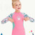 DIVE & SAIL M150556K Shell Pattern Children Diving Suit One-piece Swimsuit Snorkeling Surfing Anti-jellyfish Clothing, Size:XL(Pink)