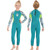 DIVE & SAIL M150556K Shell Pattern Children Diving Suit One-piece Swimsuit Snorkeling Surfing Anti-jellyfish Clothing, Size:L(Green) DIVE & SAIL M150556K Shell Pattern Children Diving Suit One-piece Swimsuit Snorkeling Surfing Anti-jellyfish Clothing, Size:L(Green)
