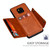 For Xiaomi Redmi 10X 5G Double Buckle PU + TPU Shockproof Magnetic Protective Case with Card Slot & Holder(Light Brown)