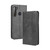 For HTC Desire 20 Pro Magnetic Buckle Retro Crazy Horse Texture Horizontal Flip Leather Case  , with Holder & Card Slots & Photo Frame(Black)