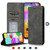 For Samsung Galaxy A41 (EU) Retro Skin Feel Business Magnetic Horizontal Flip Leather Case(Dark Grey)