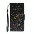 For iPhone XS Max Colored Drawing Pattern Horizontal Flip Leather Case with Holder & Card Slots & Wallet(Black Five-pointed Star)