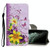 For iPhone 11 Pro Max Colored Drawing Pattern Horizontal Flip Leather Case with Holder & Card Slots & Wallet(Yellow Flower Butterfly)