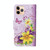 For iPhone 11 Pro Max Colored Drawing Pattern Horizontal Flip Leather Case with Holder & Card Slots & Wallet(Yellow Flower Butterfly)