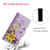 For iPhone 11 Pro Max Colored Drawing Pattern Horizontal Flip Leather Case with Holder & Card Slots & Wallet(Yellow Flower Butterfly)