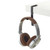 Headphone Stand Desktop Headset Hook Metal Bag Hanger, Color:Black