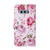 For Samsung Galaxy S10e Colored Drawing Pattern Horizontal Flip Leather Case with Holder & Card Slots & Wallet & Lanyard(Peonies)
