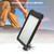 For iPad mini (2019) RedPepper Shockproof Waterproof PC + TPU Protective Case with Lanyard & Holder(Black)