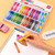4 PCS Deli Children Painting Oil Painting Stick 12 Colors / 18 Colors / 24 Colors / 36 Colors Not Dirty Hand Art Crayon Brush, Style:36 Colors