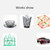 Low Temperature 3D Printing Pen Wireless Charging Printing Pen(Pink)