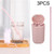 3 PCS Portable Foldable Collapsible Reusable Silicone Drinking Straw Outdoor Household Drinking Tool, Straw Size: 230x8mm, Sytle:Section Node Straw(Pink)