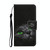 For Huawei Honor 9X Lite Colored Drawing Pattern Horizontal Flip Leather Case with Holder & Card Slots & Wallet(Black Cat)