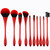 10 In 1 Small Waist Goblet Makeup Brush Set Beauty Tools(Red) 10 In 1 Small Waist Goblet Makeup Brush Set Beauty Tools(Red)